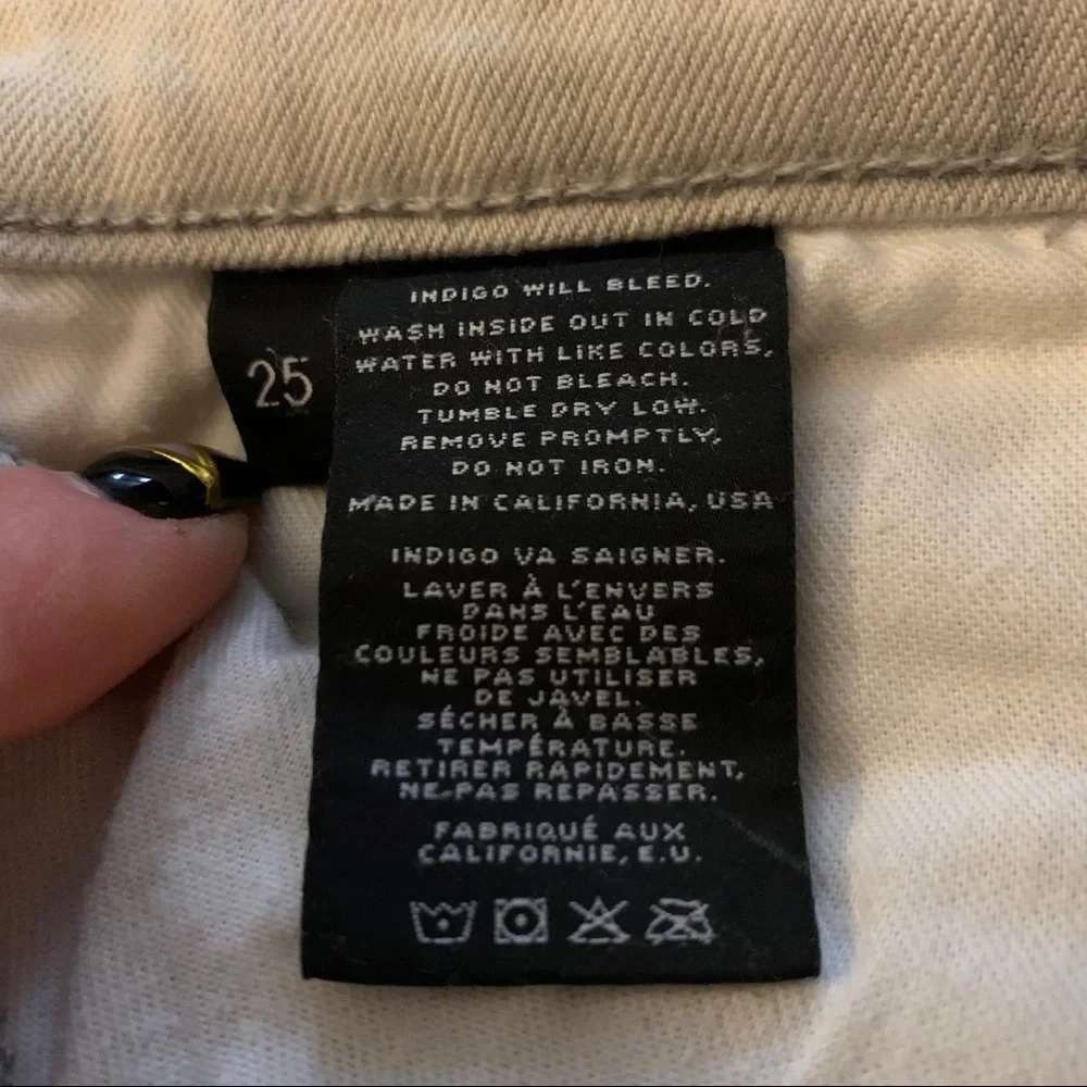 J BRAND Hysteria Distressed Skinny/Ankle Denim Jeans | Size 25 - Picture 9 of 11